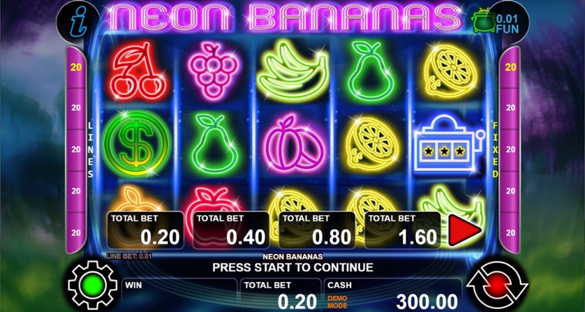 สล็อต เว็บตรง Neon Bananas